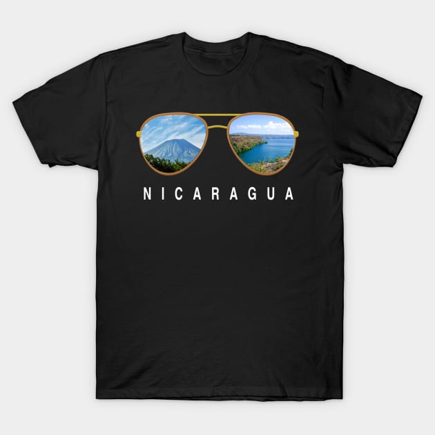 Nicaragua Sunglasses T-Shirt by JayD World